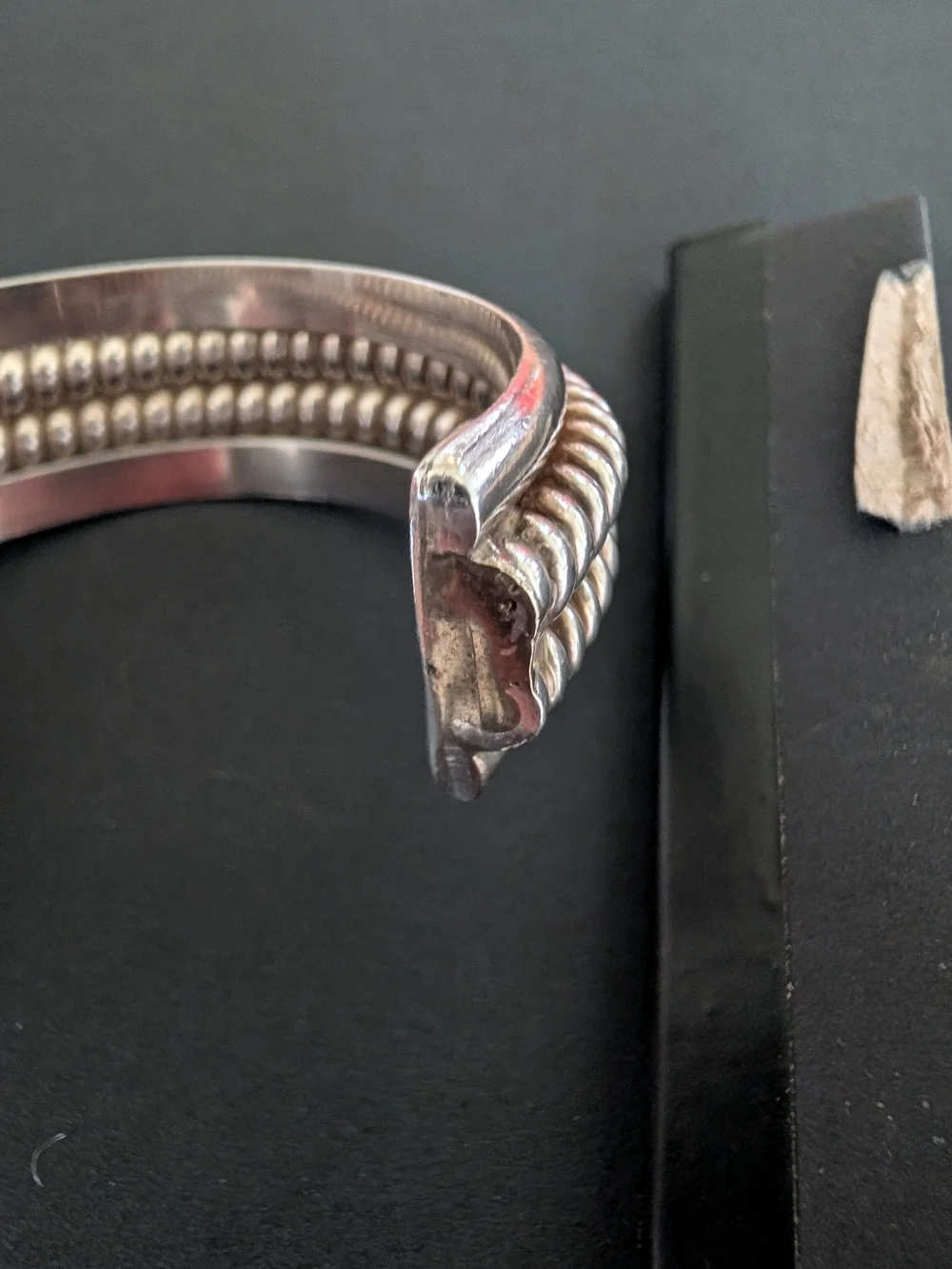 Native Tahe Sterling Silver Cuff Bracelet - Women's Accessory